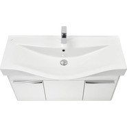 Тумба подвесная с раковиной Акватон Беверли 100 см 1A2367K0BV010, белый - фото 3