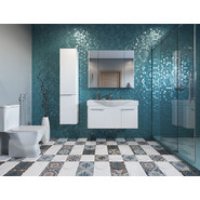 Тумба подвесная с раковиной Акватон Беверли 100 см 1A2367K0BV010, белый - фото 2