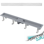 Трап Alcadrain APZ8-850M Simple (AG100101850), Цвет производителя: нержавеющая сталь/мат, Размер трапа: 850 - фото 2