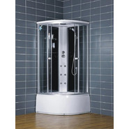 Гидробокс Loranto CS-001 90х90 см, хром/тонированное - фото 