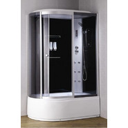 Гидробокс Loranto CS-007-2R 135х85 см, хром/тонированное - фото 