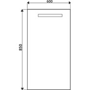 Зеркало Акватон Йорк 60 см со светильником 1A173702YO010 - фото 3
