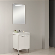 Зеркало Акватон Йорк 60 см со светильником 1A173702YO010 - фото 2