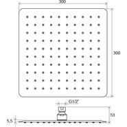Верхний душ Ravak X07P016 - фото 5
