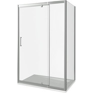 Душевое ограждение Bas Orion WTW-PD+SP C-CH 100х100 см хром/прозрачное - фото 