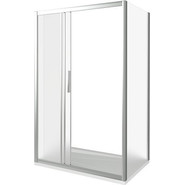 Душевое ограждение Bas Orion WTW+SP G-CH 120х100 см хром/матовое - фото 2