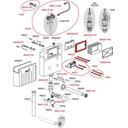 Инсталляция для подвесного унитаза Alcaplast AM112-0001 - фото 2