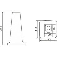 Раковина с пьедесталом BelBagno Boheme 69 см BB115L - фото 5