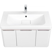 Тумба подвесная с раковиной Акватон Шерилл 85 см 1A2088K1SH010, белый - фото 2