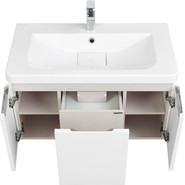 Тумба подвесная с раковиной Акватон Шерилл 85 см 1A2088K1SH010, белый - фото 3