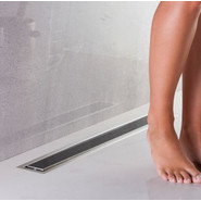 Трап Pestan (BETTOSERB) Confluo Premium Black Glass Line 75 см 13000294, нержавеющая сталь/стекло, хром/черный (под плитку), Цвет производителя: хром, чёрный, Размер трапа: 750 - фото 4