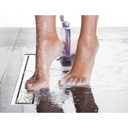 Трап Pestan (BETTOSERB) Confluo Premium Black Glass Line 75 см 13000294, нержавеющая сталь/стекло, хром/черный (под плитку), Цвет производителя: хром, чёрный, Размер трапа: 750 - фото 2