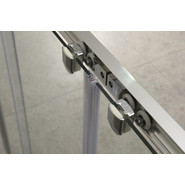 Душевая дверь BelBagno 150-180 см UNIQUE-BF-2-150/180-C-Cr, хром/прозрачное - фото 2