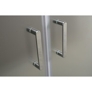 Душевая дверь BelBagno 150-180 см UNIQUE-BF-2-150/180-P-Cr, хром/текстурное - фото 4