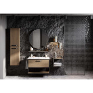 Зеркало Акватон Лофт Фабрик 80 см 1A242602LTDY0, дуб кантри - фото 5