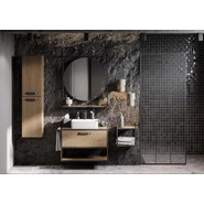 Тумба подвесная со столешницей Акватон Лофт Фабрик 80 см 1A242401LTDY0, дуб кантри - фото 5