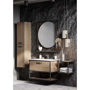 Зеркало Акватон Лофт Фабрик 80 см 1A242602LTDY0, дуб кантри - фото 4