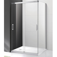 Душевое ограждение Cezares 120х100 см TANDEM-SOFT-AH-2-120/100-C-Cr-IV, хром/прозрачное - фото 