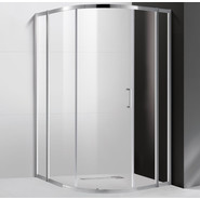 Душевое ограждение Cezares 110х110 см MOLVENO-R-11-90+20-P-Cr, хром/матовое - фото 