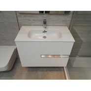 Тумба подвесная с раковиной Roca Victoria NORD Ice 60 см ZRU9302730, белый - фото 6