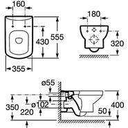 Унитаз подвесной Roca Dama Senso 346517000 - фото 5