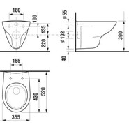 Унитаз подвесной Roca MATEO 346200000 - фото 4
