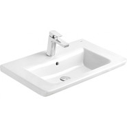 Тумба подвесная с раковиной Roca Ronda 70 см ZRU9302964, белый глянец/антрацит - фото 6