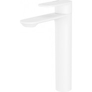 Смеситель для раковины высокий WasserKraft Mindel 8503H, белый - фото 