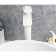 Смеситель для раковины высокий WasserKraft Mindel 8503H, белый - фото 3