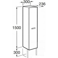 Пенал Roca Victoria Nord 30 см ZRU9000026, белый - фото 4