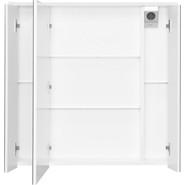 Зеркальный шкаф ROCA Ronda 80 см ZRU9303009, бетон/белый матовый - фото 2