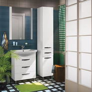 Тумба напольная с раковиной Акватон Ария 65Н см 1A1234K0AA010, белый - фото 4