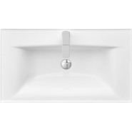 Тумба подвесная с раковиной Акватон Римини 80 см 1A2267K3RN010, белый - фото 5