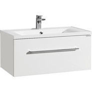 Тумба подвесная с раковиной Акватон Мадрид 100 см 1A1269K5MA010, белый - фото 