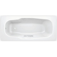 Ванна стальная BLB Atlantica HG 180x80 (без отверстия для ручек) - фото 