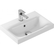 Тумба подвесная с раковиной Aqwella Smart 50 см SRT0105BS, бетон светлый/белый - фото 5