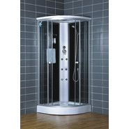 Гидробокс Loranto CS-004 100х100 см, хром/тонированное - фото 