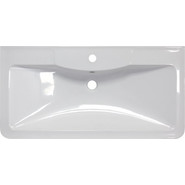 Тумба подвесная с раковиной BelBagno ACQUA-1000-2C-SO-RVB 100 см, Rovere Vintage Bianco, Цвет фасада: Rovere Vintage Bianco - фото 5