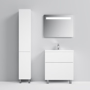 Тумба напольная с раковиной AM.PM Gem 75 см M90FSX07522WG32, белый, Цвет фасада: белый - фото 2