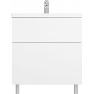 Тумба напольная с раковиной AM.PM Gem 75 см M90FSX07522WG32, белый, Цвет фасада: белый - фото 