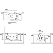 Унитаз подвесной безободковый Kerasan Nolita 531430, белый матовый - фото 2