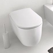 Унитаз подвесной безободковый Kerasan Nolita 531430, белый матовый - фото 