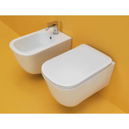 Унитаз подвесной безободковый Kerasan Tribeca 511430, белый матовый - фото 2