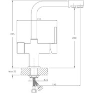 Смеситель для кухни Haiba HB70088 - фото 2
