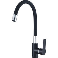 Смеситель для кухни Haiba HB70113-7, хром/черный - фото 