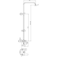 Душевая стойка Haiba HB2401 - фото 6