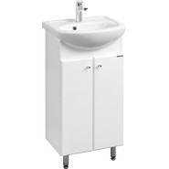 Тумба напольная с раковиной Акватон Мира 45 см 1A1044K1MR010, белый - фото 