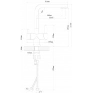 Смеситель для кухни Florentina Арес FL 333.19H.2123.305, грей, Цвет производителя: грей - фото 3