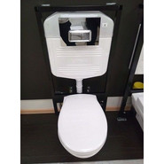 Унитаз подвесной с инсталляцией Vitra NORMUS 9773B003-7200 5 в 1 - фото 2