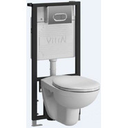 Унитаз подвесной с инсталляцией Vitra NORMUS 9773B003-7203 5 в 1 - фото 
